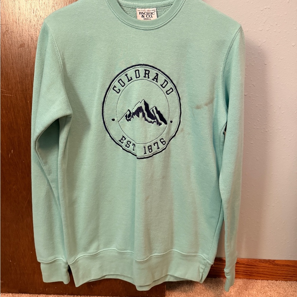 Pro Edge Women's Mint Green Colorado Sweatshirt
